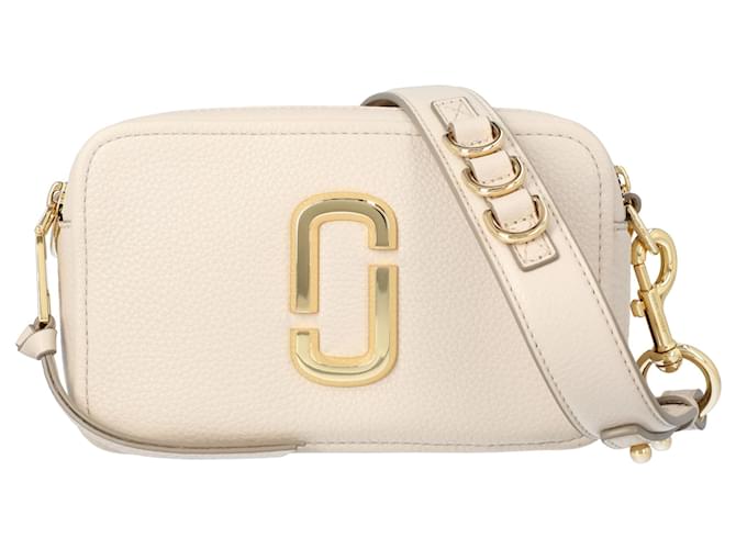 Marc Jacobs, o Softshot 21 Bolsa Crossbody em Creme Branco Cru Couro Bezerro-como bezerro  ref.362754