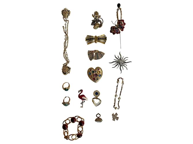 Autre Marque Lot of fancy brooches  ref.363064