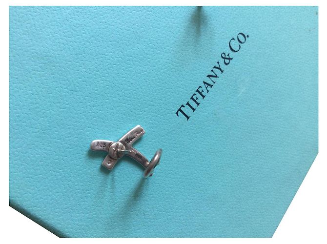 Pendientes Tiffany & Co Paloma Picasso Graffiti X Plata Gris