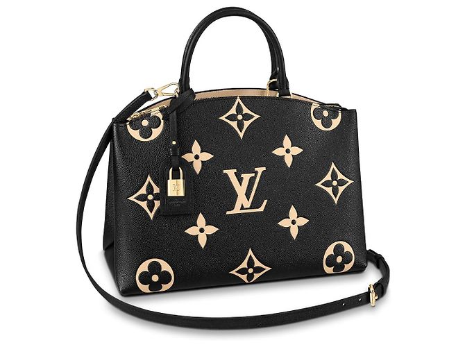 Bolso de mano Louis Vuitton Grand Palais en piel negra Negro
