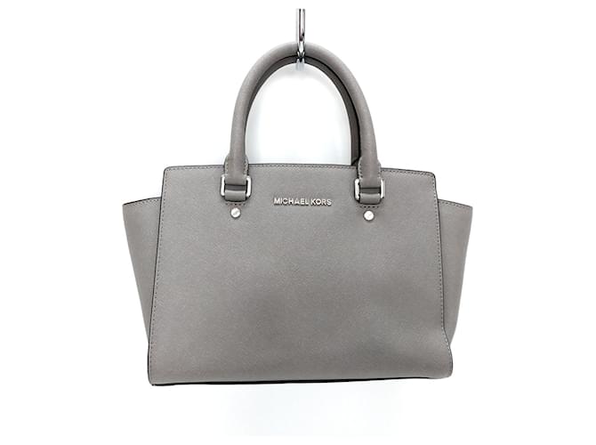 Michael Kors Handbag Grey Leather  - Joli Closet