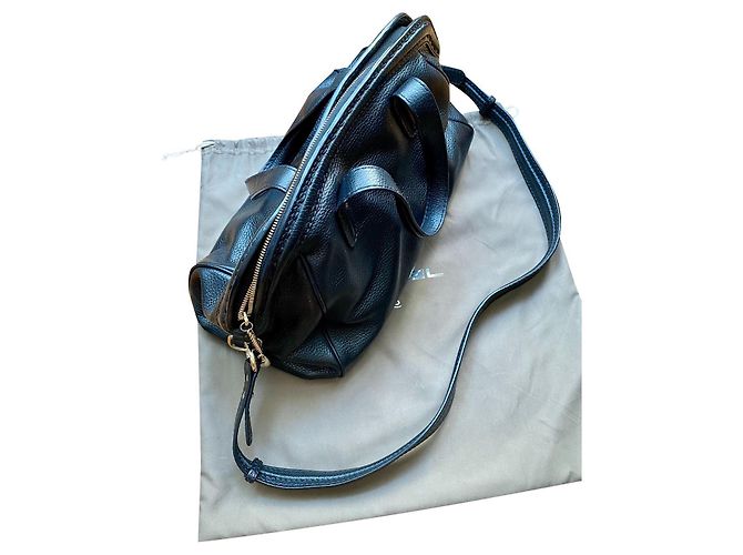 Lancel La Charmeuse Handtasche aus schwarzem Leder
