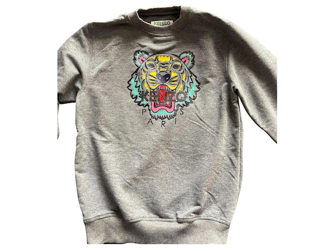 Kenzo Sweaters Grey Cotton  ref.363616