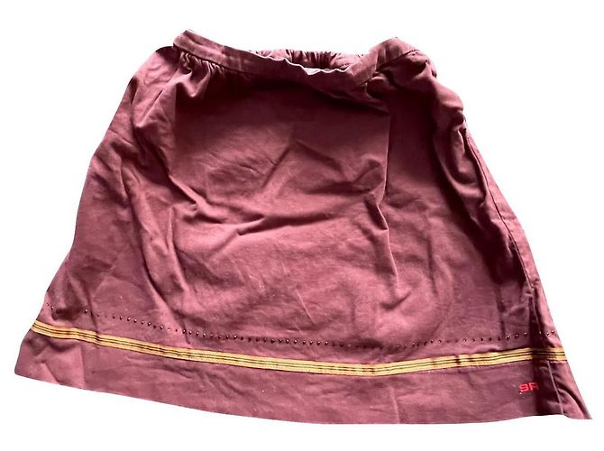 Sonia Rykiel Rock Dunkelrot Baumwolle Bordeaux