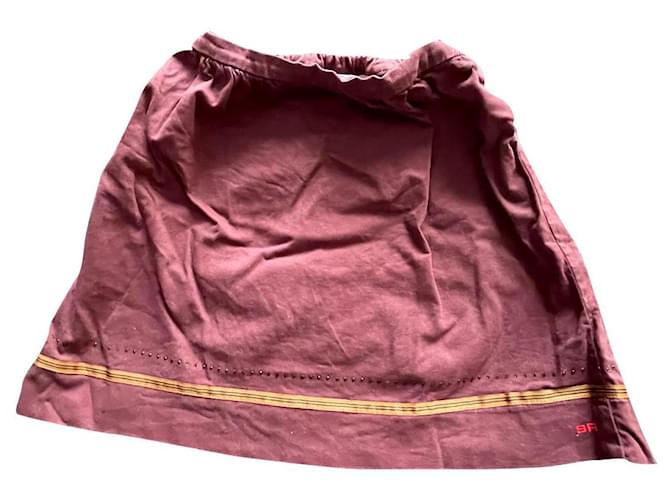 Sonia Rykiel Skirts Dark red Cotton  ref.363617