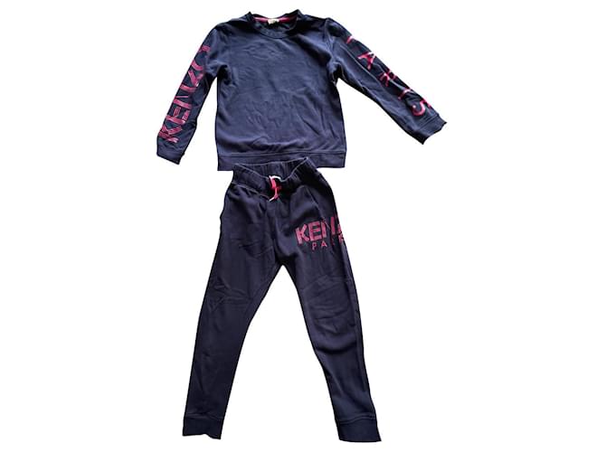 Kenzo Outfits Navy blue Cotton  ref.363622