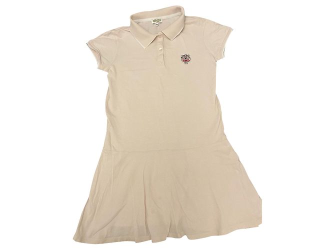 Robe polo Kenzo en coton rose
