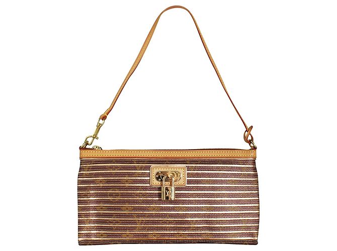 Louis Vuitton Bolsa limitada Peche Monogram Eden Zoe Dourado Metálico