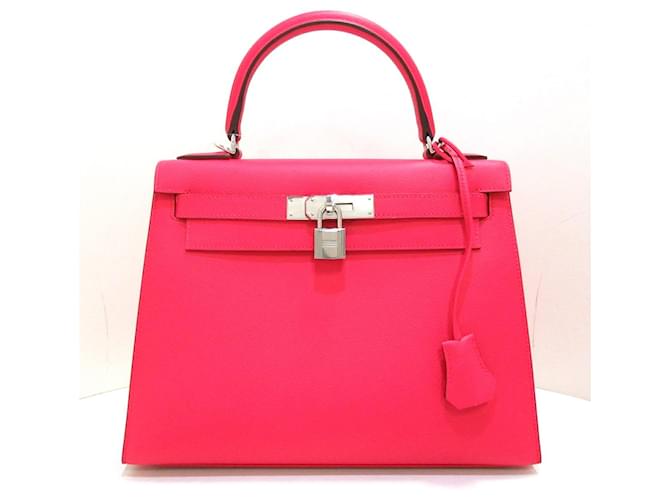 Hermès Hermes Kelly Pink Leder  ref.363992