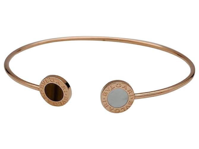 Bulgari bracelet, "Bulgari-Bulgari", Rose gold, upperr eye and mother of pearl. Pink gold  ref.364166