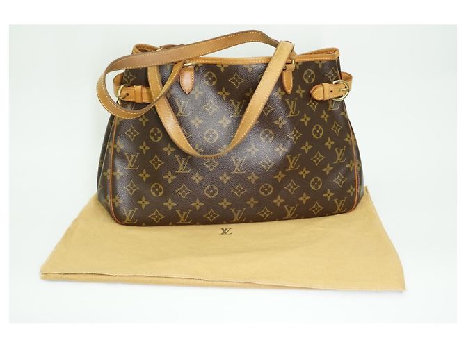 Louis Vuitton Monogram Canvas Batignolles Borsa Orizzontale Marrone