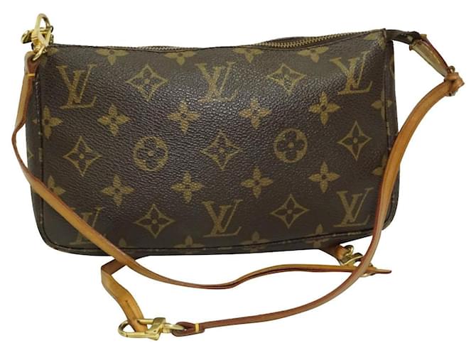 Louis Vuitton Monogram Pochette Accessories - Brown Shoulder Bags
