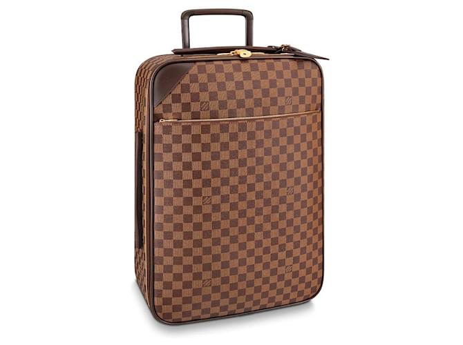 Louis Vuitton LV Pegase Leger 55 travel case Brown Leather  ref.364222