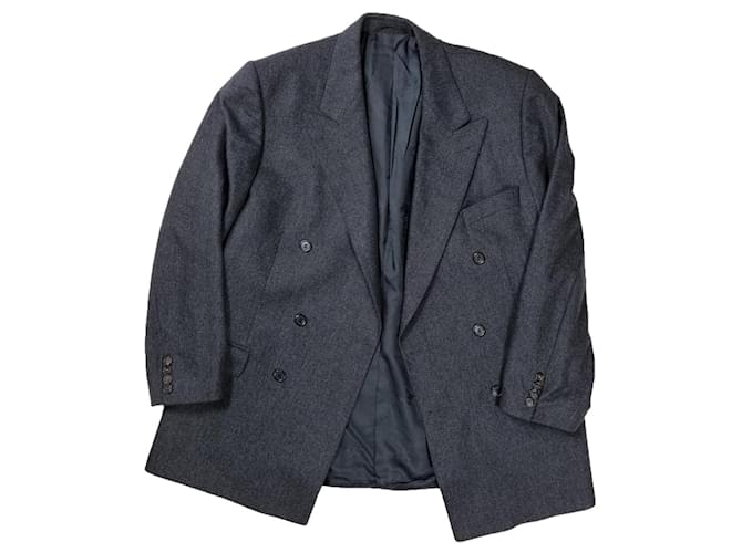 Burberry coat Grey Wool  ref.364302