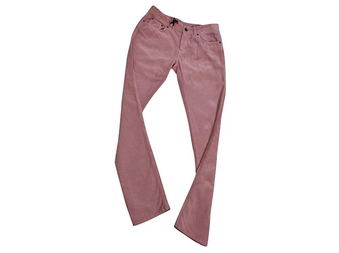Red Valentino Valentino Red pants Pink Cotton  ref.364388