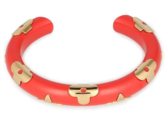 Louis Vuitton LV Daily monogram bracelet Red ref.364394 - Joli Closet