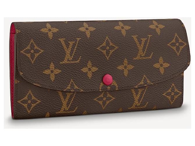 Louis Vuitton LV Emilie wallet new Brown Leather  ref.364756