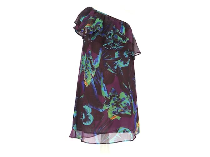 Antik Batik robe Purple Silk  ref.364793