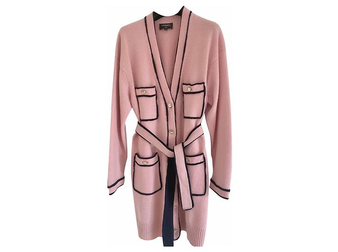 Cambon Chanel SS21 Défilé Rosa Strickjacke Pink