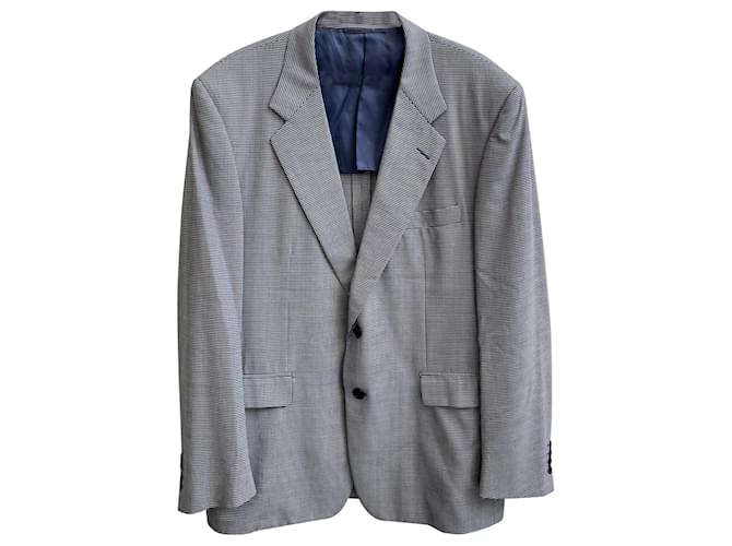 Loro Piana Single Breasted Blazer in Checkered Wool Multiple colors  ref.365079