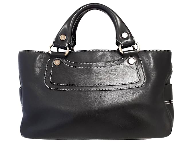 Céline Celine Black Boogie Leather Handbag Pony-style calfskin  ref.365388