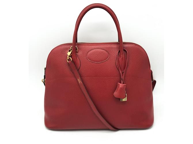 Hermès Bags Briefcases Red Leather  ref.365876