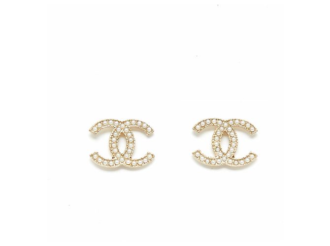 Chanel Orecchini D'oro Metallo