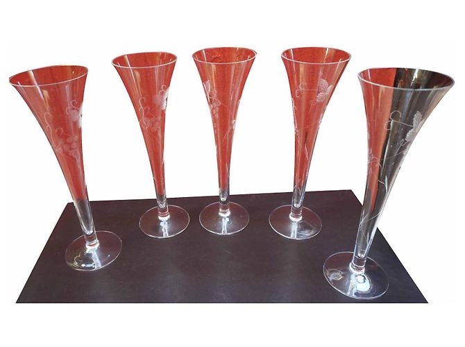 Champagne flutes LANCEL 