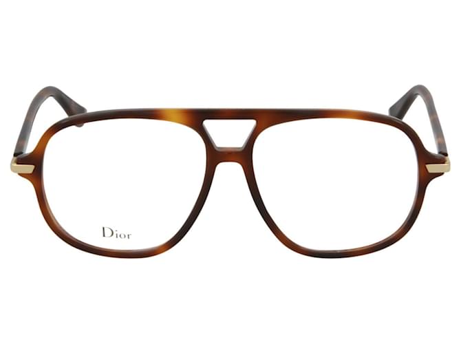 Dior Optische Brillenfassungen aus Aviator-Acetat Braun  ref.366694