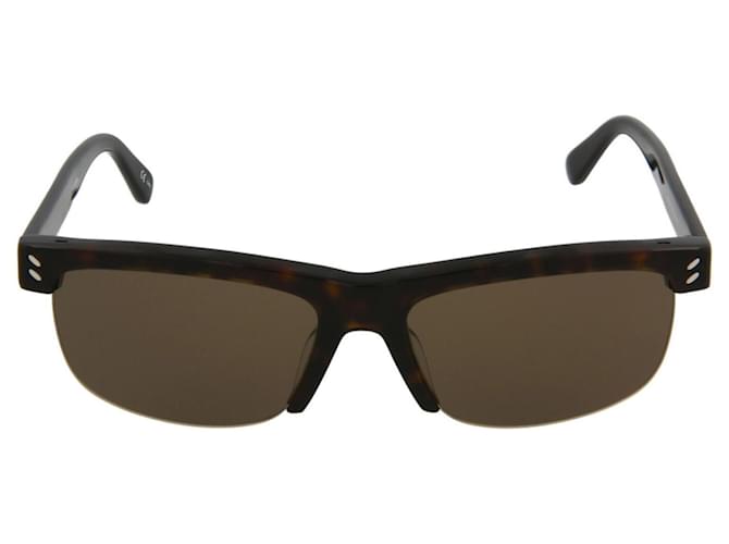 Stella Mc Cartney Square-Frame Acetate Sunglasses Brown  ref.366709