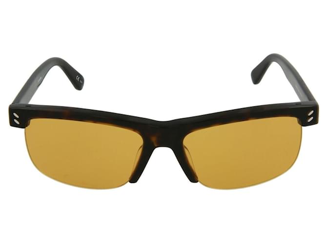 Stella Mc Cartney Square-Frame Acetate Sunglasses Brown  ref.366711
