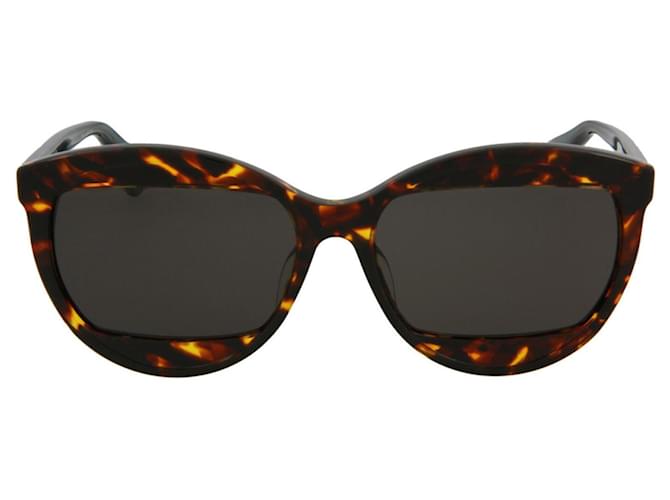 Dior Acetat-Sonnenbrille mit rundem Rahmen Braun  ref.366716