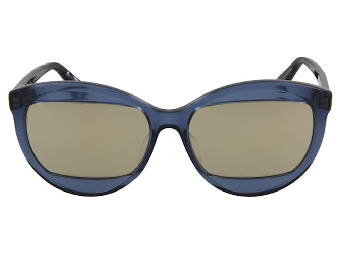 Dior Gafas de sol de acetato con montura redonda Azul  ref.366722