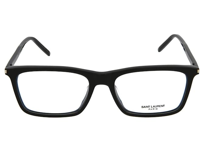 Saint Laurent Quadratische optische Acetat-Brille Schwarz  ref.366733