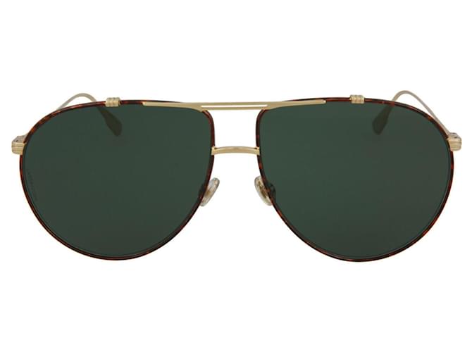 Dior Óculos de sol de metal estilo aviador Dourado Metálico  ref.366755