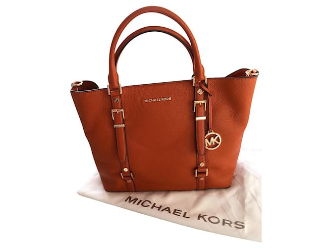 Michael Kors Handbags Orange Leather ref.367083 - Joli Closet