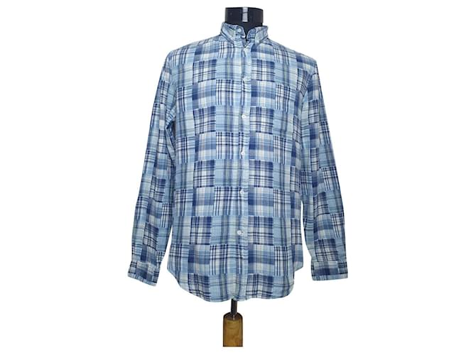 Acne chemises Coton Bleu  ref.367107