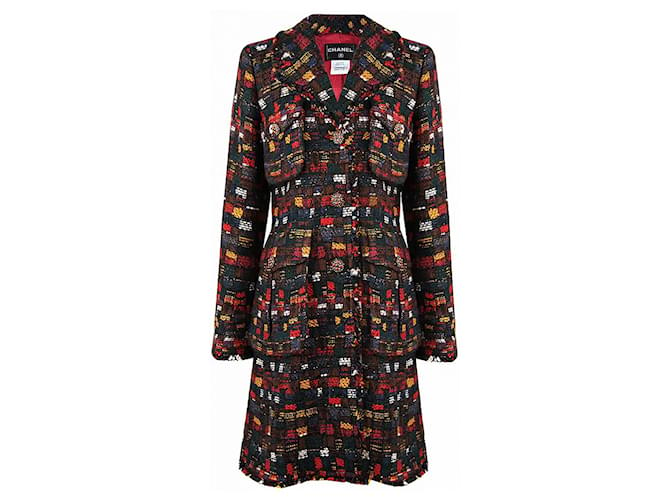 Chanel 8,6K$ Jewel Buttons Tweed Coat Multiple colors  ref.367167