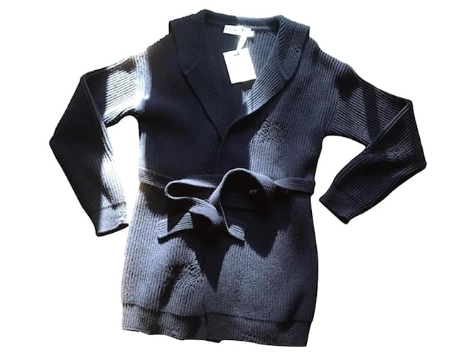 Dior Knitwear Navy blue Cashmere  ref.367253