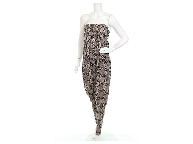 Tuta By Malene Birger Effetto Serpente Viscosa M Multicolore