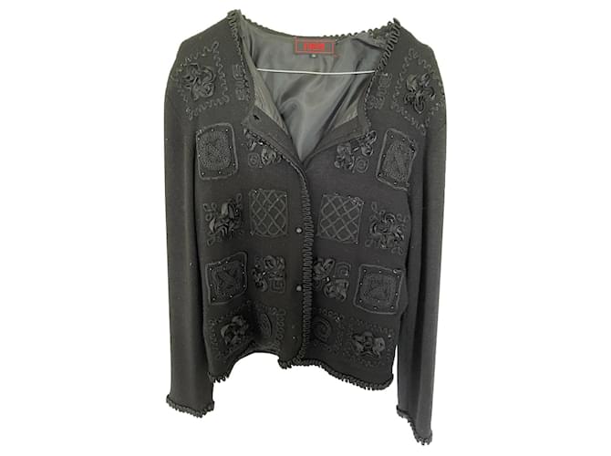 Autre Marque Jacket black fuego M Wool  ref.367681