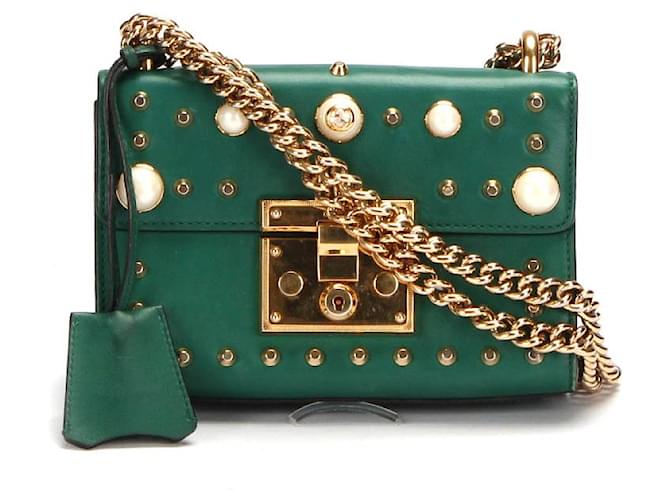 gucci padlock green