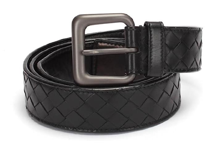 Bottega Veneta Belt Black Leather ref.367703 - Joli Closet
