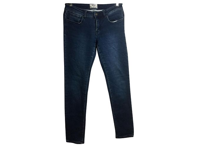 Pele Acne Studios 5 Jeans em W "Deep"27 eu32 Azul