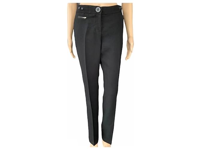 By Malene Birger Pants, leggings Black Polyester  ref.367802