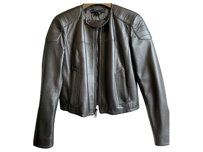 Ralph Lauren Black Label Jackets Metallic Leather  ref.367860