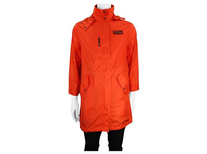 Kenzo Sport leichter Parka orange Polyamid