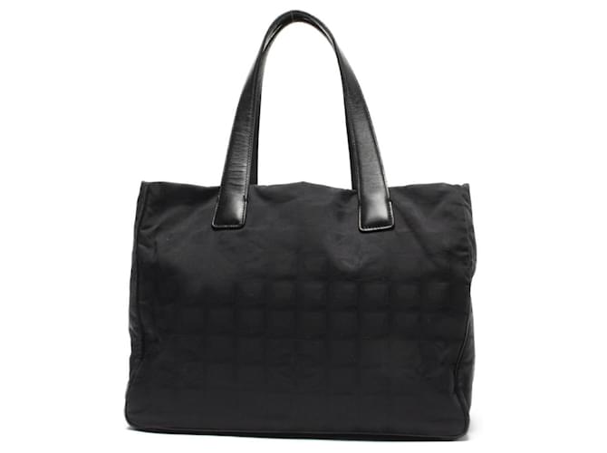 Coco Handle [Occasion] CHANEL Tote New Travel Bag Femme Nylon Noir  ref.367875