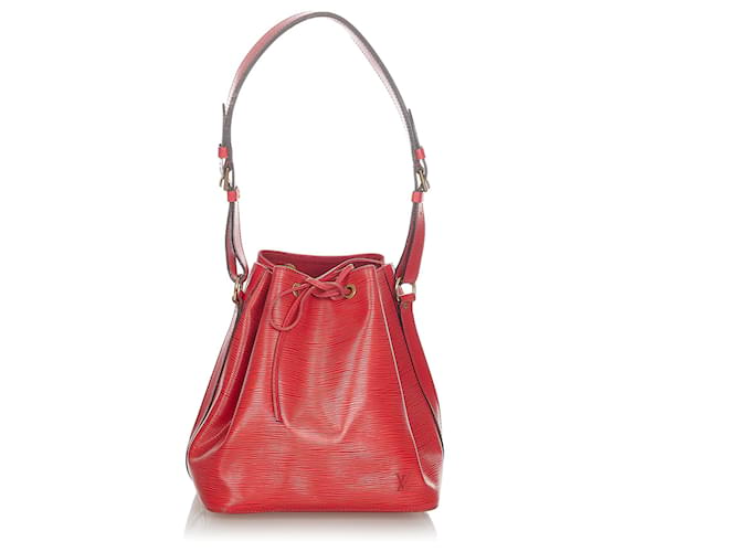 Louis Vuitton Red Epi Petit Noe Leather  ref.367896