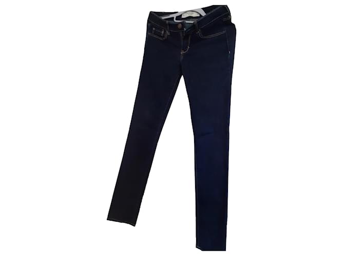 Abercrombie & Fitch Jeans Blau Baumwolle Elasthan  ref.368006